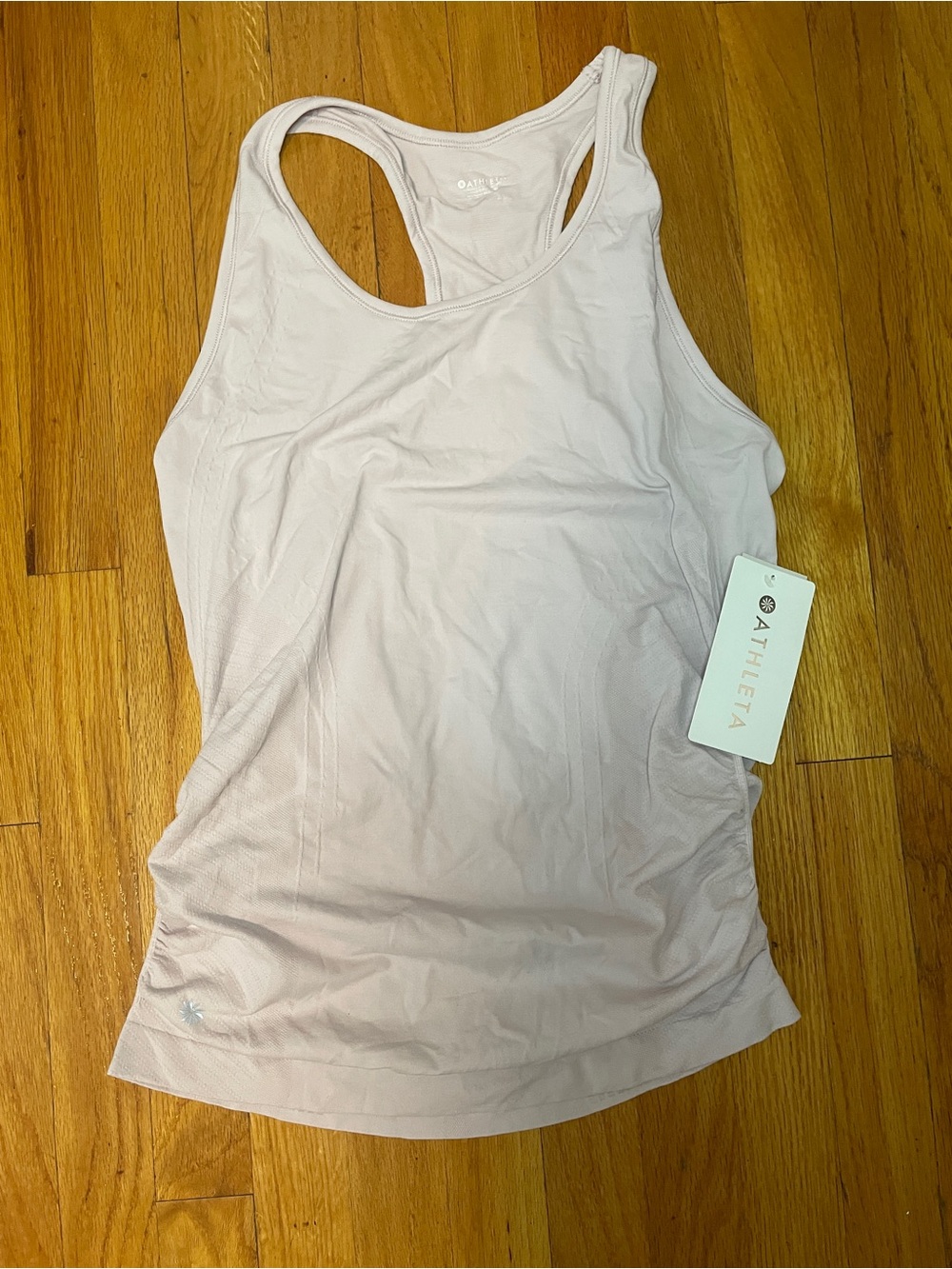 Athleta Light Lavender Racerback Tank Top